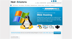 Desktop Screenshot of hostnsolutions.com